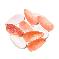 Подвески из натуральных красных ракушек trochus SSHEL-N032-43