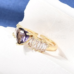 Manschettenringe aus Messing mit Zirkonia-Pavé&nbsp;CU-CBA5C10-19G