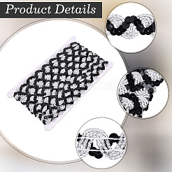 Бусины-пайетки из полиэстера&nbsp;OCOR-WH20004-06A