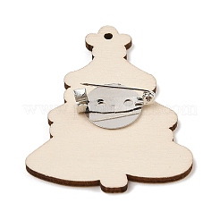 Броши с рождественской тематикой из дерева для женщин JEWB-Z029-01A