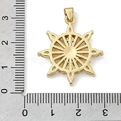Ciondoli religione zirconi cubici in ottone micro pavè&nbsp;KK-H267-099G-04