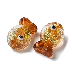 Perles de poisson en verre soufflé faites à la main&nbsp;FOIL-Z001-01I