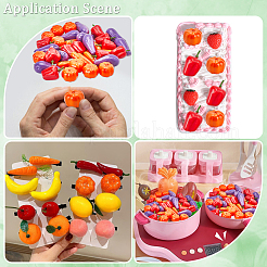 40шт 4 вида пенопластовых искусственных овощей AJEW-GF0009-58