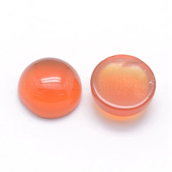 天然石カーネリアンカボション  半円  6x3~3.5mm&nbsp;X-G-P393-R18-6mm