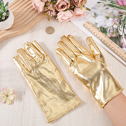 Glänzende PU-Lederhandschuhe für Damen&nbsp;AJEW-CL0003-17