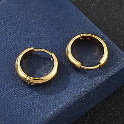 201 серьги-кольца из нержавеющей стали&nbsp;LS-EJEW-P304-15C-G