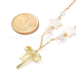 Halsketten mit Anhänger aus Legierungskristall und Strass&nbsp;X1-NJEW-TA00168