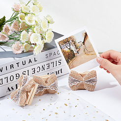 6 комплект деревянных держателей для карточек&nbsp;AJEW-OC0001-35