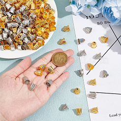 200 шт. двухцветные колпачки из сплава FIND-NB0004-73