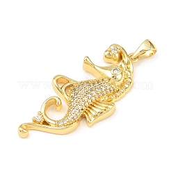 Pendenti in ottone micro pavé di zirconi cubici&nbsp;KK-K411-04A-G