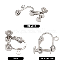 Латунный винт на клипсе свисающие подвески подвески фурнитура&nbsp;LS-KK-M019-01P