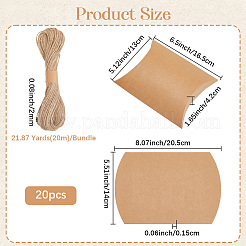 20 шт. бумажные подушечки для конфет&nbsp;CON-BBC0001-10