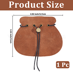 1 шт. мешочки для хранения ювелирных изделий из коровьей кожи&nbsp;PAAG-CL0001-01