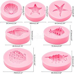 Наборы форм для помадки серии Ocean DIY-GA0001-55