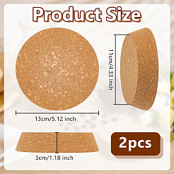 Flaschenverschlüsse aus Kork&nbsp;LS-DIY-WH0671-083C