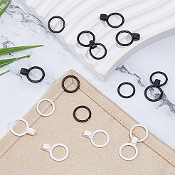 100 комплект 2-х цветных круглых железных пряжек для купальника DIY-FH0007-86