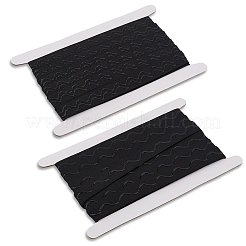 2 стиль плоские нескользящие прозрачные силиконовые полиэстеровые резинки SRIB-GF0001-49A