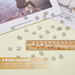 Hobbeasy 310 шт. 8 стильные пластиковые бусины ccb CCB-HY0001-02