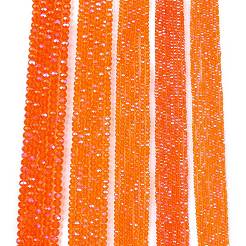Galvanisieren Glasperlen&nbsp;EGLA-A044-T2mm-L25