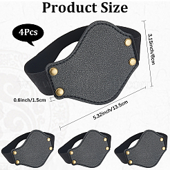 4 шт. бахилы из искусственной кожи&nbsp;AJEW-CL0002-29B