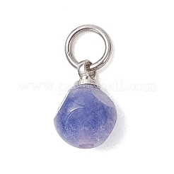 Натуральные разноцветные турмалиновые граненые подвески в виде игральных костей&nbsp;PALLOY-JF05110-02