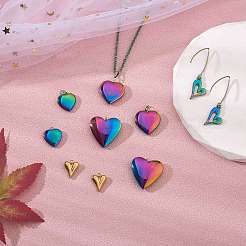 Kit de fabrication de bijoux pendentif coeur&nbsp;DIY-SZ0008-37
