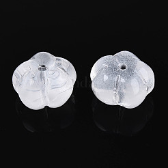 Прозрачные стеклянные бусины-цветы&nbsp;GLAA-T030-04A