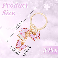 Брелок из цинкового сплава KEYC-WH20004-08B