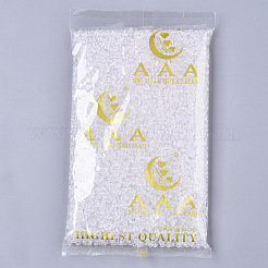 Perle di vetro trasparente&nbsp;SEED-S040-09A-12