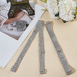 Пластиковая лента для шляпы со стразами&nbsp;DIY-DR00007