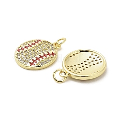 Ottone micro spianare pendenti zirconi&nbsp;ZIRC-P124-01A-G