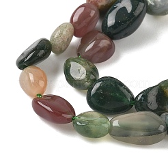 Природного индийского агата бисер нитей G-F521-53