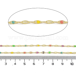 Латунные цепи с покрытием стойки AJEW-Q153-03G-03
