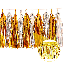 Fransenvorhänge aus Kunststofffolie&nbsp;DIY-WH0028-106C