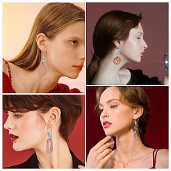 Набор для самостоятельного изготовления сережек-колец в стиле «богемия»&nbsp;DIY-SC0017-65