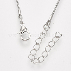 Laiton chaîne serpent création de collier&nbsp;MAK-T006-11A-P