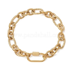 Armbänder aus 304er Edelstahl im Singapur-Stil für Damen&nbsp;BJEW-JB14064