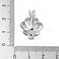 Pendenti in gabbia di perle di lega&nbsp;FIND-M012-01I-P