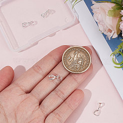 6 шт. 2 стиля 925 подвески из стерлингового серебра с застежкой-молнией&nbsp;STER-BBC0001-12