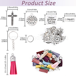 Наборы для изготовления брелоков из сплава своими руками&nbsp;DIY-YW0011-42