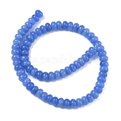 Gefärbt natürlichen weißen Jade Perlen Stränge&nbsp;GG-CBA9281-A09-5x8mm