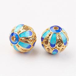 Латунь эмаль бисера KK-P091-03