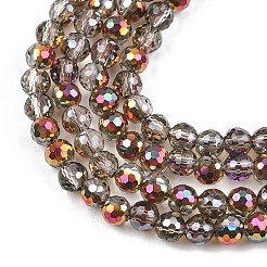 Гальванизируйте прозрачные стеклянные бусины&nbsp;EGLA-B013-02A-HP11