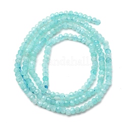 Природных амазонит бисер нитей G-A276-B01-2x3mm