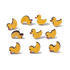 Серьги-гвоздики из натурального дерева&nbsp;EJEW-C013-01A