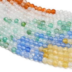 Brins de perles d'agate naturelle de couleur dégradée&nbsp;GG-CBA4399-A04-01A