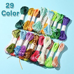 29 пачка ниток мулине из полиэстера 29 цветов OCOR-YW0001-10