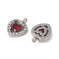 Anhänger aus 304 Edelstahl mit Zirkonia&nbsp;STAS-A076-02P-03