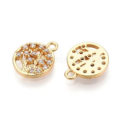 Латунные микро проложить кубического циркония подвески&nbsp;KK-N263-81G