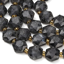 Fili di perline di larvikite naturale&nbsp;GG-CBA4A3B-B17